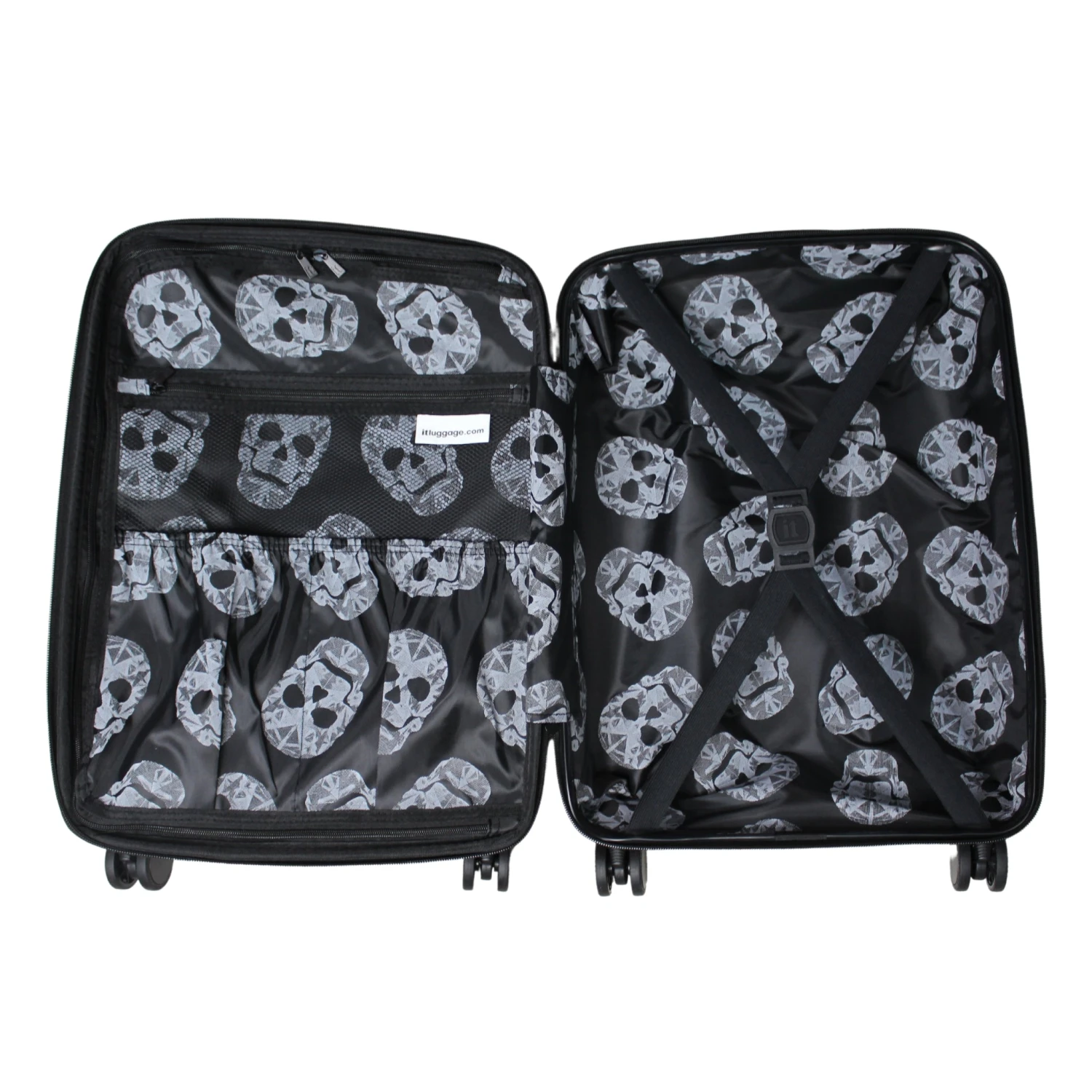 IT Luggage Candy Calavera - Cabin (Black Marble) 6 IT Luggage Candy Calavera - Cabin (Black Marble) - Image 4