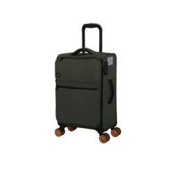 IT Luggage Lykke - 3pc Set (Rifle Green) -Luggage World Shop 32607 HK12 2644E08RiflegreenSSFrontpanel18 645fa8b7 acc3 444b bd62 fcf72cfb5f31