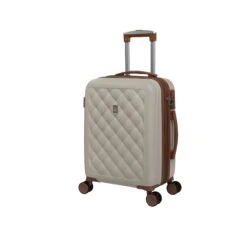 IT Luggage Cushion Lux - 3pc Set (Cream) -Luggage World Shop 32622 HK16 1646A08CreamSSFrontpanel18.5in