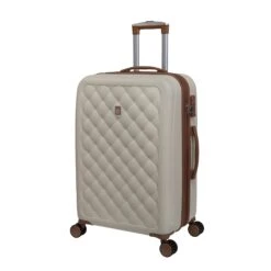IT Luggage Cushion Lux - 3pc Set (Cream) -Luggage World Shop 32622 HK16 1646A08CreamSSFrontpanel24.21in