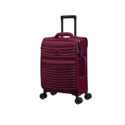 IT Luggage Precursor - 3pc Set (Dark Red) -Luggage World Shop 32754 HK12 2883B08DarkredSSFrontpanel18.7in