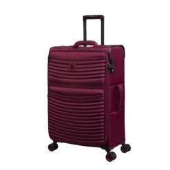 IT Luggage Precursor - 3pc Set (Dark Red) -Luggage World Shop 32754 HK12 2883B08DarkredSSFrontpanel25in