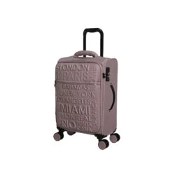 IT Luggage Citywide - 3pc Set (Pale Mauve) -Luggage World Shop 32757 UK12 2648 08PalemauveSSFrontpanel18.7in