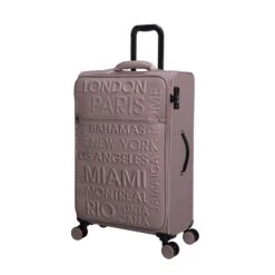 IT Luggage Citywide - 3pc Set (Pale Mauve) -Luggage World Shop 32757 UK12 2648 08PalemauveSSFrontpanel25in dac25b29 4866 44be 95e0 293b1fa2aeed