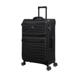 IT Luggage Precursor - 3pc Set (Black) -Luggage World Shop 32769 HK12 2883B08BlackSSFrontpanel25in