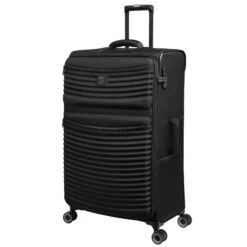 IT Luggage Precursor - 3pc Set (Black) -Luggage World Shop 32769 HK12 2883B08BlackSSFrontpanel29in