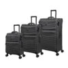 IT Luggage Precursor - 3pc Set (Charcoal) 1 IT Luggage Precursor - 3pc Set (Charcoal) -Luggage World Shop 32769 HK12 2883B08CharcoalSSFrontpanel