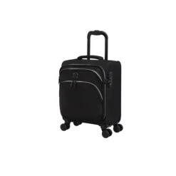 IT Luggage Trinary - 4pc Set (Black) 23 IT Luggage Trinary - 4pc Set (Black) -Luggage World Shop 32909 UK12 2875 08BlackSSFrontpanel15in