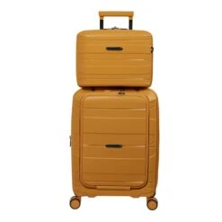 IT Luggage Momentous - 4-Piece Set (Mango Sorbet) -Luggage World Shop 32912 UK15 2886 08 15 2886 15MangosorbetSSFrontpanel