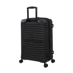 IT Luggage Eco-Protect - 4pc Set (Black) -Luggage World Shop 32913 UK16 2910E08BlackSSBackpanel