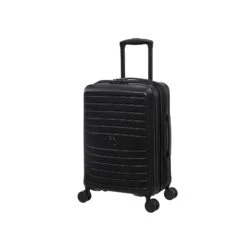 IT Luggage Eco-Protect - 4pc Set (Black) -Luggage World Shop 32913 UK16 2910E08BlackSSFrontpanel18.9in