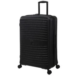 IT Luggage Eco-Protect - 4pc Set (Black) -Luggage World Shop 32913 UK16 2910E08BlackSSFrontpanel29in