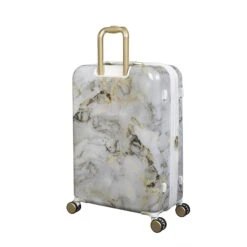 IT Luggage Sheen - 4pc Set (Gold Greyscale Marble) -Luggage World Shop 32980 UK16 2269B08GoldgreyscalemarbleSSBackpanel25in