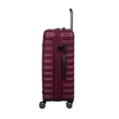 IT Luggage Fusional - 4pc Set (Dark Red) -Luggage World Shop 32987A UK16 2920 08DarkredsS055SSSidewithsingleexpclosed