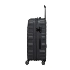 IT Luggage Fusional - 4pc Set (Warm Charcoal) -Luggage World Shop 32987A UK16 2920 08Warmcharcoal Magnet S561SSSidewithsingleexpclosed