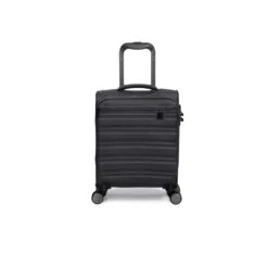 IT Luggage Fusional - 4pc Set (Warm Charcoal) -Luggage World Shop 32987B UK12 2920 08Warmcharcoal Magnet S561SSFrontpaneldirectly14.9in
