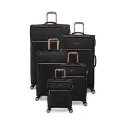 IT Luggage Bewitching - Cabin (Black) -Luggage World Shop 33095 UK12 2686 08BlackSSFrontpaneldircetlyset2 263bd290 e9a2 4eb3 8456 73a12529ea3a