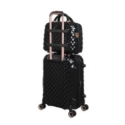 IT Luggage Glitzy - Vanity Case (Black) -Luggage World Shop 33109 UK16 2888A08 16 2888A15BlackSSBackpanel a59579ea 88ce 445b bae7 5cb02bf757b6
