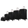 IT Luggage Glitzy - 5pc Set (Black) 1 IT Luggage Glitzy - 5pc Set (Black) -Luggage World Shop 33109 UK16 2888A08 16 2888A15BlackSSFrontpanel 228f7302 a198 4271 a17f 06268ef1b575