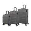 IT Luggage Census - 3pc Set (Grey Skin) -Luggage World Shop 33170 UK12 3051 08GreyskinSSFrontpanel