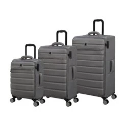 IT Luggage Census - Cabin (Grey Skin) -Luggage World Shop 33170 UK12 3051 08GreyskinSSFrontpanel 3d6ffc0d 4557 4dfe 9601 b4d35ae1cdf3