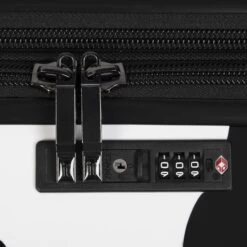 IT Luggage Indulging - 4pc Set (Moo Cow Print) -Luggage World Shop 33198 UK16 3039A08Moocowblack whiterepeatprintSSTSAlock