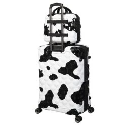 IT Luggage Indulging II - Cabin With Pocket (Moo Cow Print) 28 IT Luggage Indulging II - Cabin With Pocket (Moo Cow Print) -Luggage World Shop 33198 UK16 3039A08 16 3039A15Moocowblack whiterepeatprintSSBackpanel fefe6b8e 009a 4475 93c8 78ea09985a9c