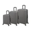 IT Luggage Eco-Protect - 3pc Set (Elephant Skin) -Luggage World Shop 50164 HK16 2910E08Greyskin elephantskin SSFrontpanel