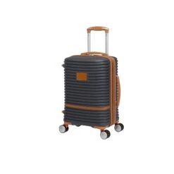 IT Luggage Replicating - 3pc Set (Charcoal) -Luggage World Shop 61284 US16 2632 08DarkshadowwithalmondtrimS015SSFrontpanel18.5in