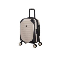 IT Luggage Lineal - 3pc Set (Oyster) 18 IT Luggage Lineal - 3pc Set (Oyster) -Luggage World Shop 61328 US16 2631 08OystergrayS821SSFrontpanel18.5in