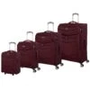 IT Luggage Intrepid - 4pc Set (Dark Red) 2 IT Luggage Intrepid - 4pc Set (Dark Red) -Luggage World Shop 61356 US12 2078D08DarkredS055SSFrontpanel