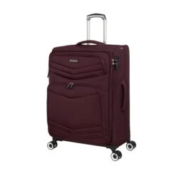 IT Luggage Intrepid - 4pc Set (Dark Red) 19 IT Luggage Intrepid - 4pc Set (Dark Red) -Luggage World Shop 61356 US12 2078D08DarkredS055SSFrontpanel24in