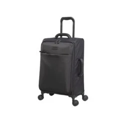 IT Luggage Lustrous - 3pc Set (Charcoal) -Luggage World Shop 61362 US12 2194 08CharcoalS561Frontpanel18B