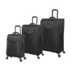 IT Luggage Lustrous - 3pc Set (Charcoal) 1 IT Luggage Lustrous - 3pc Set (Charcoal) -Luggage World Shop 61362 US12 2194 08CharcoalS561SSFrontpanelB