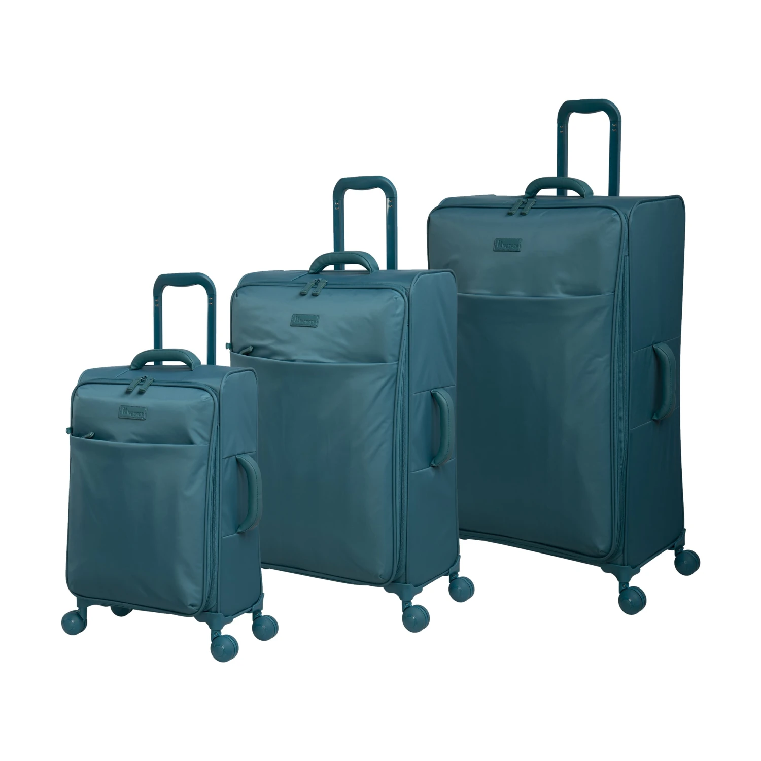 IT Luggage Lustrous - 3pc Set (Harbour Blue) 3 IT Luggage Lustrous - 3pc Set (Harbour Blue)
