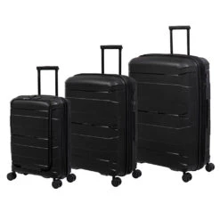 IT Luggage Momentous - Cabin (Black) -Luggage World Shop 61386 HK15 2886 08BlackS001SSFrontpanel