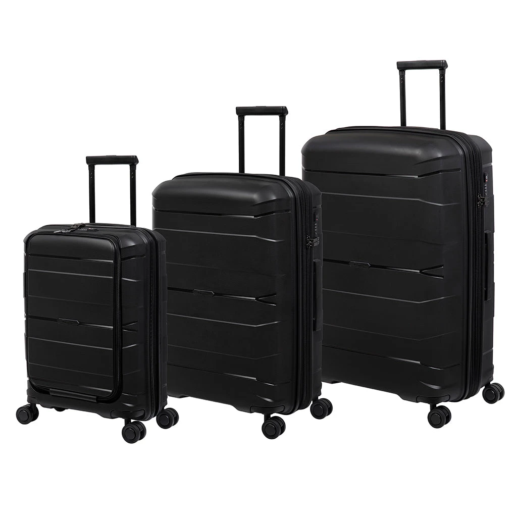 IT Luggage Momentous - 3-Piece Set (Black) 3 IT Luggage Momentous - 3-Piece Set (Black)