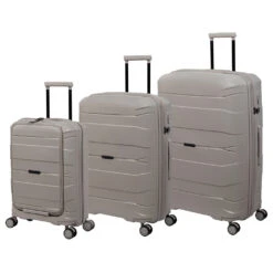 IT Luggage Momentous - Cabin (Pumice Stone) -Luggage World Shop 61386 HK15 2886 08PumimcestoneS907SSFrontpanel 94b03d1e 5e0a 4a7b 8b33 f5936cb91b77