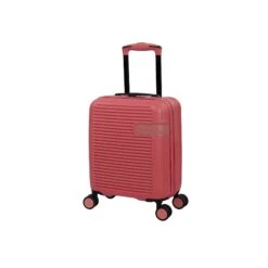 IT Luggage Valiant - 4pc Set (Muted Coral) -Luggage World Shop 61437 US16 2914 08MutedcoralS891SSFrontpanel14.7in