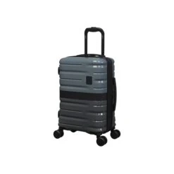 IT Luggage Interfuse - 3pc Set (Lead / Pewter) -Luggage World Shop 61527 US16 2936 08Lead PewterM332SSFrontpanel18.5in