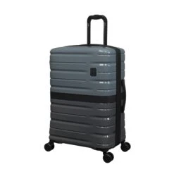 IT Luggage Interfuse - 3pc Set (Lead / Pewter) -Luggage World Shop 61527 US16 2936 08Lead PewterM332SSFrontpanel25in