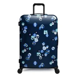 IT Luggage Sheen - 2pc Set (Pansies Floral Blue Depths) 23 IT Luggage Sheen - 2pc Set (Pansies Floral Blue Depths) -Luggage World Shop 61665 US16 2269C08PansiesfloralbluedepthsP723SSFrontpanel27in b6ea813d b9ef 4528 8715 22939b8b3753