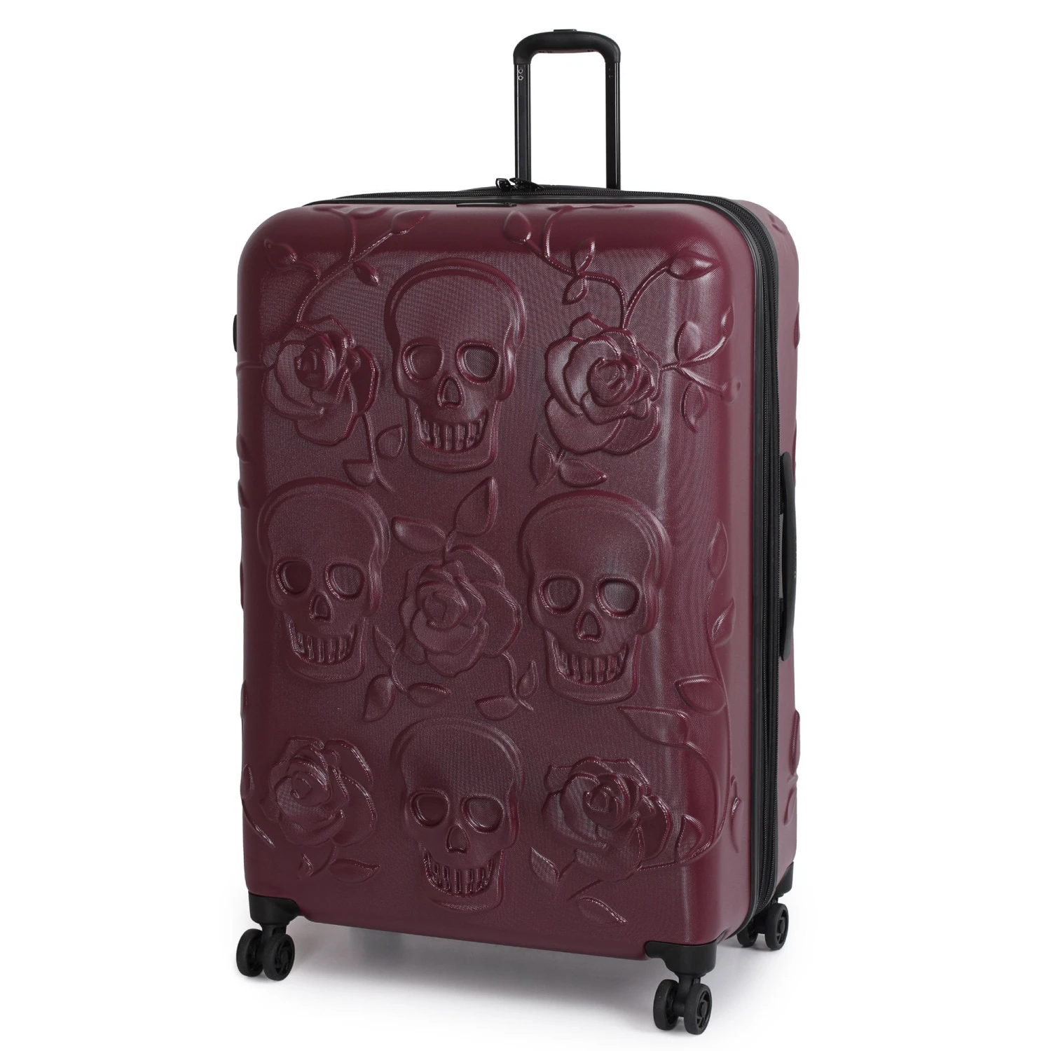 IT Luggage Duraliton - Skulls + Roses 32" 8 Wheel Glider Expandable Trolley Case 3 IT Luggage Duraliton - Skulls + Roses 32" 8 Wheel Glider Expandable Trolley Case