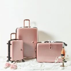 IT Luggage Helixian - Cabin (Metallic Rose Gold) -Luggage World Shop 9 81a8348f 4583 4f52 a7f0 54407860c3be