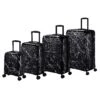 IT Luggage Candy Calavera - 4pc Set (Black Marble) 1 IT Luggage Candy Calavera - 4pc Set (Black Marble) -Luggage World Shop CandyCalavera 16 2918AGroupD