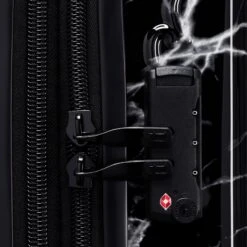 IT Luggage Candy Calavera - 4pc Set (Black Marble) -Luggage World Shop CandyCalavera16 2918ATSALock