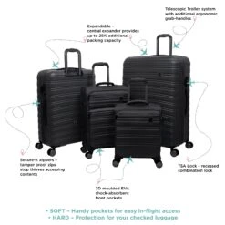 IT Luggage Fusional - Cabin (Warm Charcoal) -Luggage World Shop Infographic for Fusional 16 2920 V2 Warm charcoal Magnet V3 38be1f37 e3bd 4a5f bebe 7b4a3815b97f