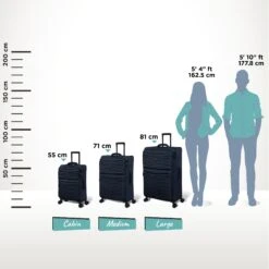IT Luggage Precursor - Medium Plus (Dress Blues) 18 IT Luggage Precursor - Medium Plus (Dress Blues) -Luggage World Shop Precursor Blue Relative Size bcae7b78 5358 4ff2 99fc 6671724e887a