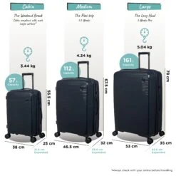 IT Luggage Spontaneous - Cabin (Blueberry) -Luggage World Shop Spontaneous Set blueberry dims weights f3fa2b17 3cd4 478c 9783 cae70a50d0d1