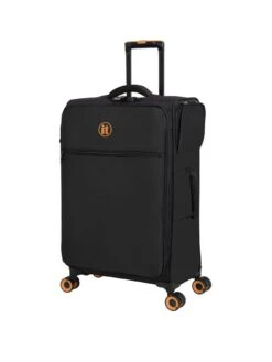 It Luggage Simultaneous Black Medium Attachable Suitcase